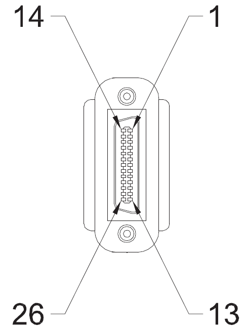 Mini CameraLink connector 1 SDR