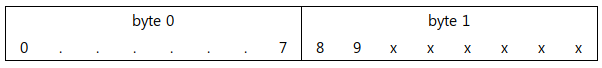 10-bit image data format