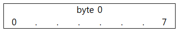 8-bit image data format