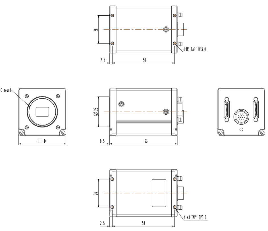 TC-A160K-102 dimensions