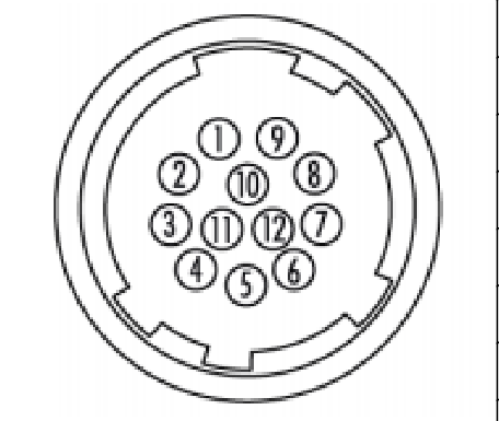 HG-A130SW 12 pin circular connector