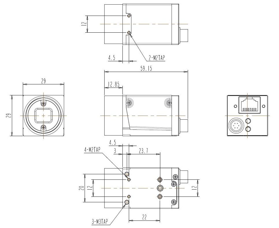 Mechanical dimensions