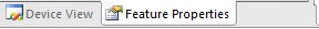 Feature Properties tab strip
